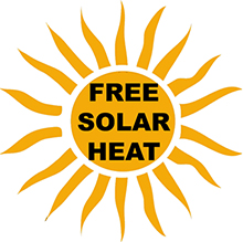 FREE SOLAR HEAT TRAPPED BY FOAM INSULATION IN POOL WALLS
