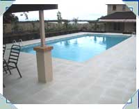 Beautiful 6 x 12 meter pool at Waiau Pa. The owner is justifiably proud of this beautiful pool and landscaped setting