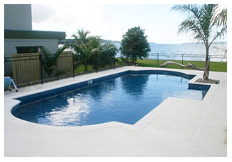 BEACHFRONT DOUBLE ROMAN END 5 X 10 POOL