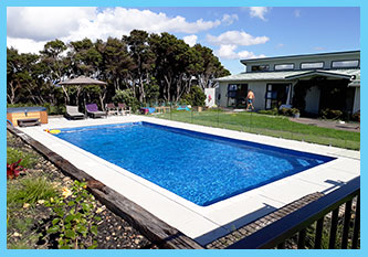 WAIHEKE ISLAND IS A PEACEFUL LOCATION FOR A NICE POOL