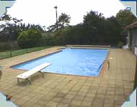 20 x 40 foot Diver depth (2.4 deep) fitted with Aquatech Diving Board