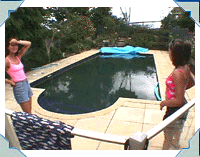 Toni & Mark's black interios single roman end 16 x 32 pool in Remuera